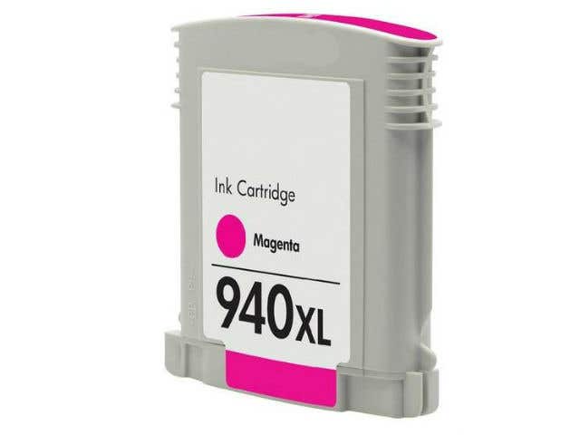 HP 940XL (C4908AN) Magenta High-Yield Remanufactured Ink Cartridge