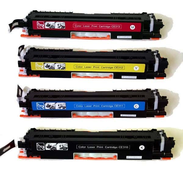 HP 126A Remanufactured Toner Cartridge 4-Pack Combo