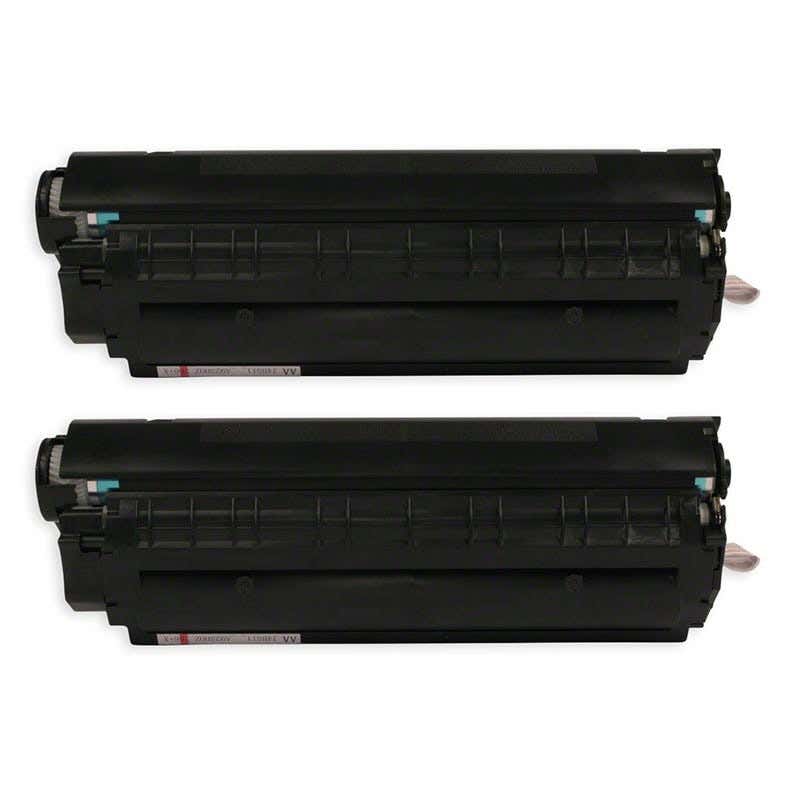 HP 12A Black (Q2612A) Compatible Toner Cartridge Twin Pack