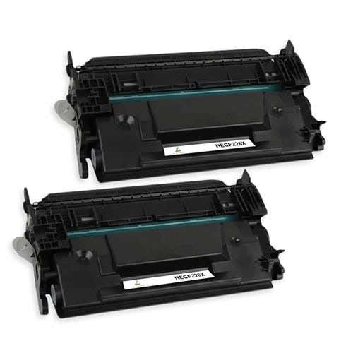 HP 26X (CF226X) Black Compatible High-Yield Toner Cartridge Twin Pack