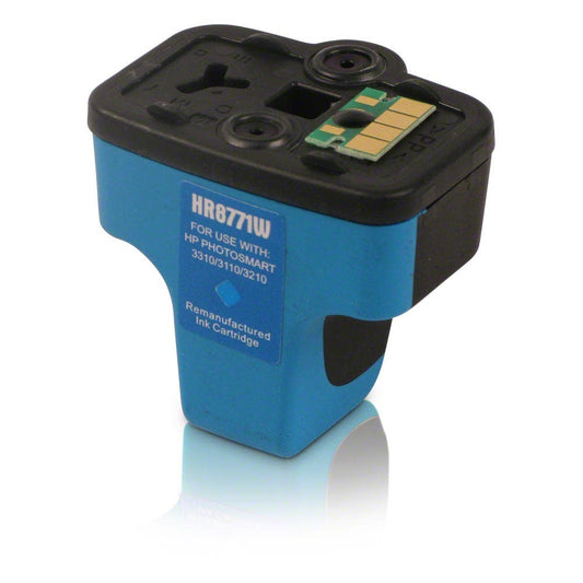 HP 02 (C8771WN) Cyan Remanufactured Ink Cartridge