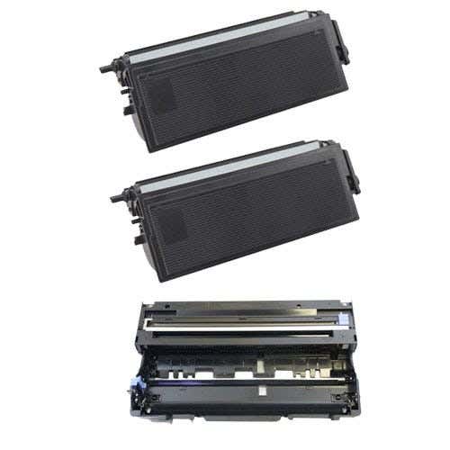 Brother TN460 & DR400 High-Yield Compatible Toner & Drum Cartridge 3-Piece Combo Pack