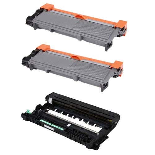 Brother TN660 & DR630 High-Yield Compatible Toner & Drum Cartridge 3-Pack Combo