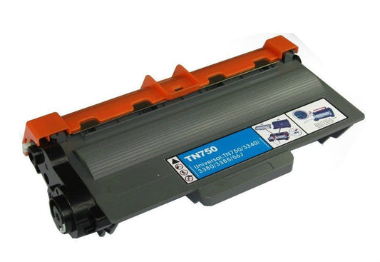 Brother TN750 (Replaces TN720) Black High-Yield Compatible Toner Cartridge